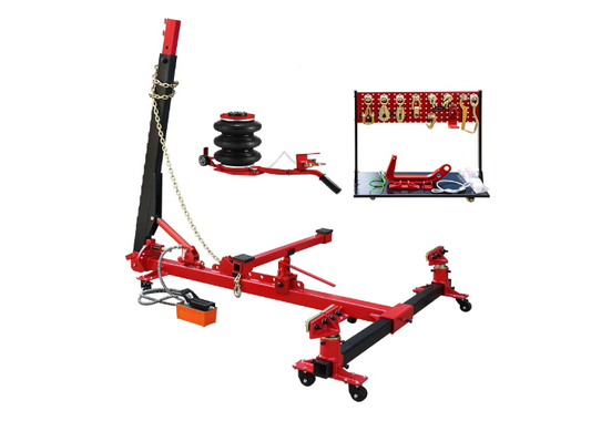 Auto Body Frame Vevor Straightener, 10 Ton PSI Air Pump Frame Puller with Clamps and 10,000 PSI Foot-Operated Hydraulic Pump