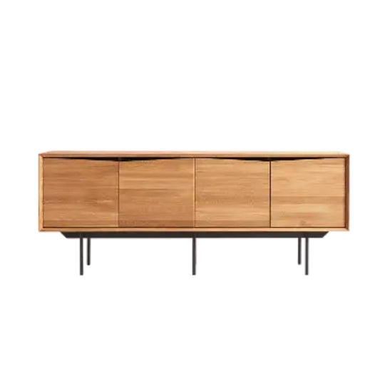 Oak Sideboard Cabinet | Natural 185x45x72cm